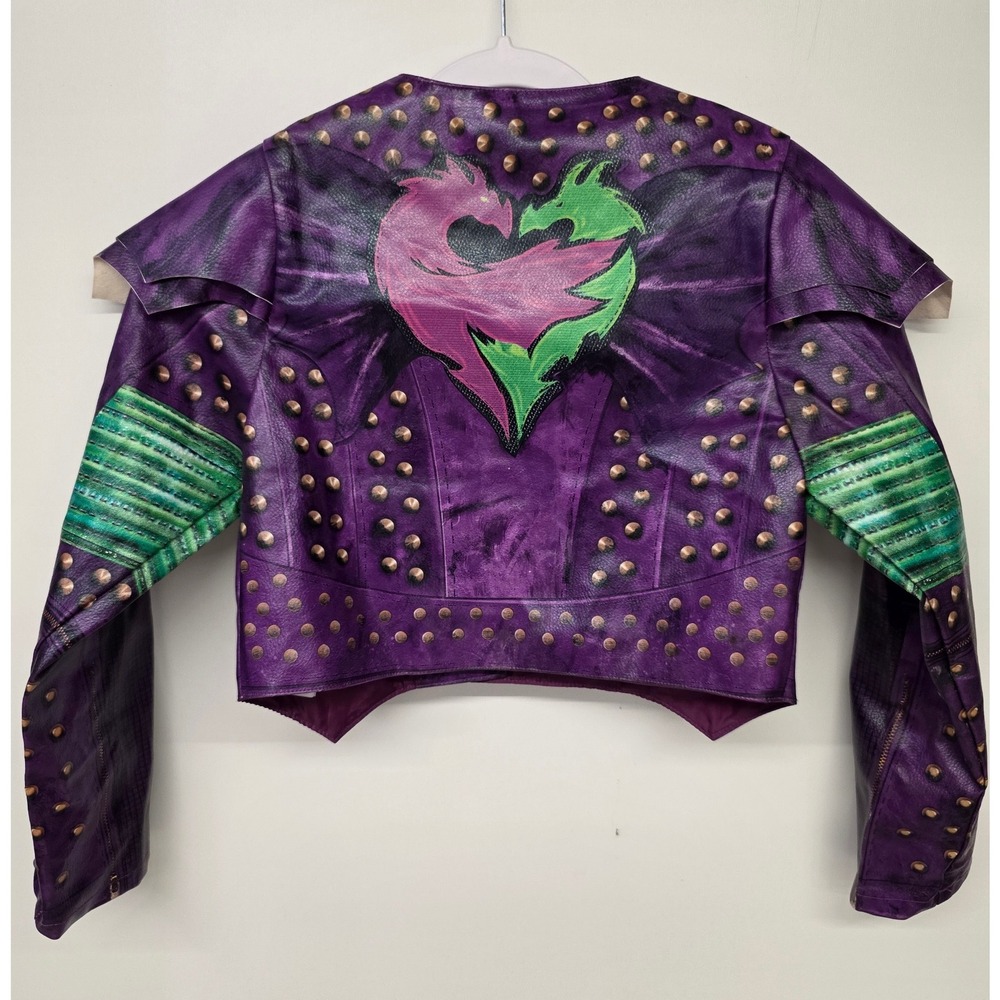 Mal Descendants Halloween Costume Disney Cosplay Jacket Fa Juniors 11/12